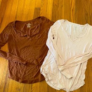 Long sleeve American Eagle soft and sexy tops XS
